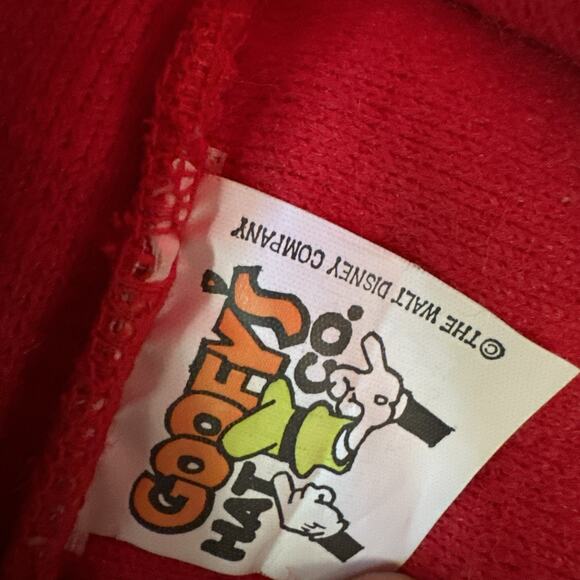 Vintage Disney Mickey Ears Santa Hat Christmas Goofys Hat Company Red Holiday - Picture 9 of 11